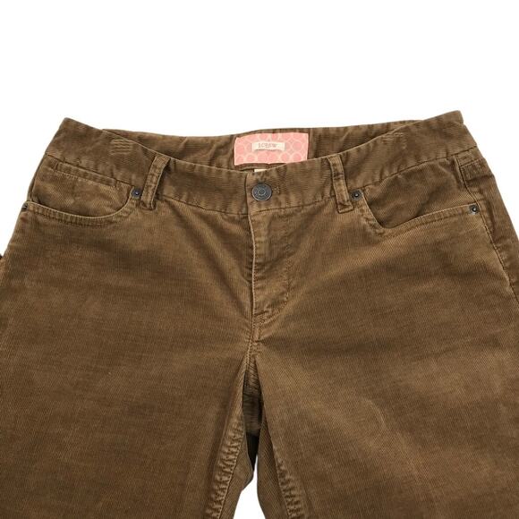 J.CREW Factory Corduroy Bootcut Pants Women 8S Brown VTG Straight Retro Gorpcore - Picture 4 of 12